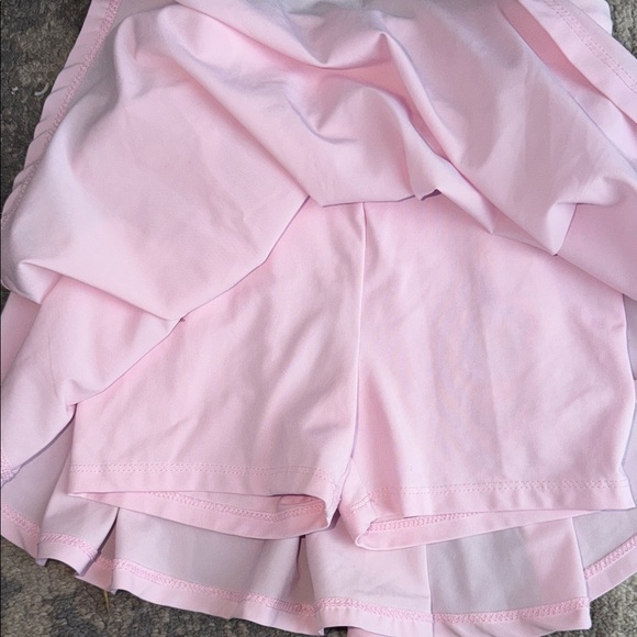 Girls Soft Pink Skort - Picture 3 of 3